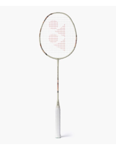 Raquette de badminton Yonex Nanoflare 700 Play Beige 4U cordée - vue de face