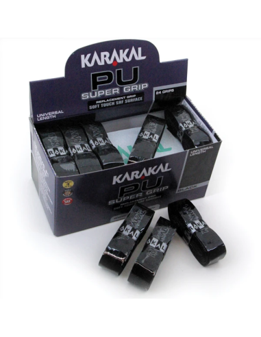 Super Grip Karakal PU Noir (Unité)