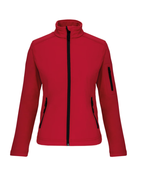 Veste Softshell Femme Kariban K400 (Rouge)