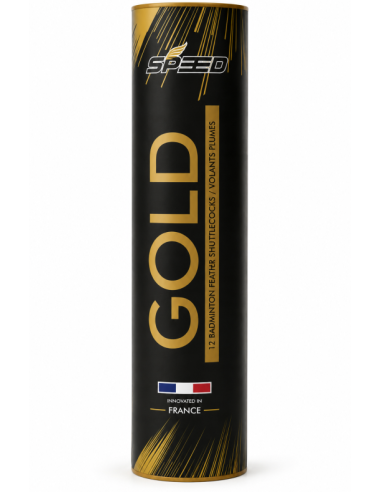 Volants de Badminton Plumes Speed Gold