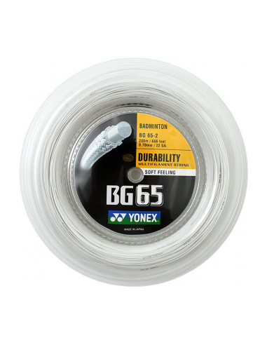 Badmintonstreng Yonex BG65 Coil 200 meter 