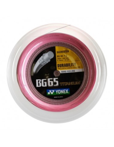 Cordage de Badminton Yonex BG 65 Titanium 