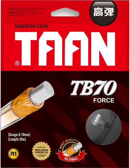 TAAN TB 70 SET Badminton Racket voor Explosieve Prestaties 