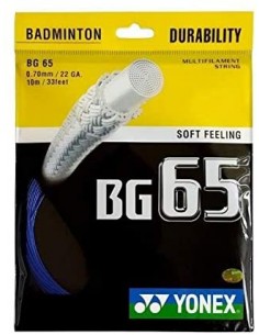 Badminton Touw Yonex Set BG65 voor optimale prestaties op de baan 