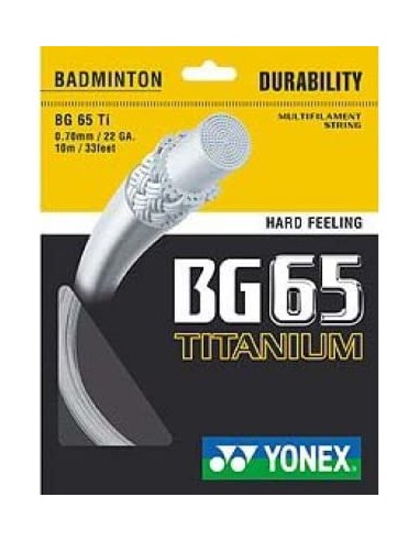 Yonex Set BG65 TI Badmintonsaiten 