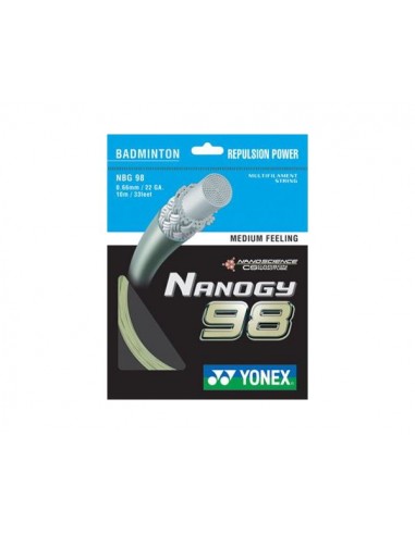 Cuerda de bádminton Yonex Set NG98 para un Juego Potente 
