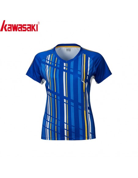 T-Shirt Kawasaki Dames ST-R2206 Blauw 