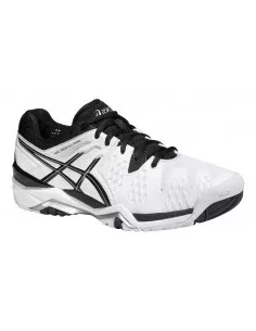 ASICS GEL RESOLUTION 6 HERRE WHITE/BLACK/SILVER 