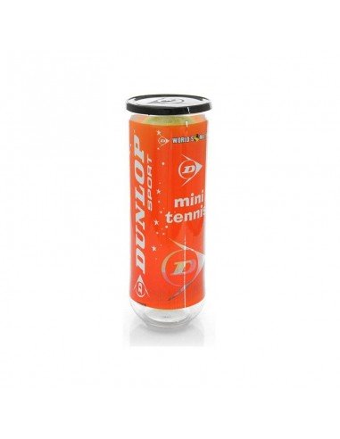 DUNLOP Mini Tennis Ball Tube - Pack of 3 