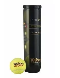 Balles de Tennis Wilson US Open (Tubo de 4 Balles) 