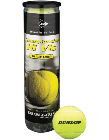 Tennisbolde Dunlop Championship Hi Vis  Tennisbolde Dunlop Championship Hi Vis