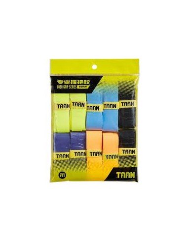 Badminton Surgrips Taan X10 (10 stuks) - Verbeterde Grip voor Betere Prestaties 