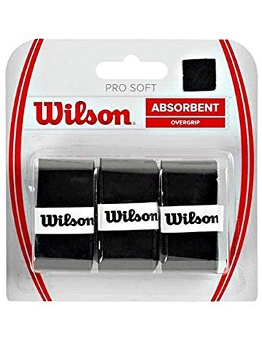 Wilson Pro Soft Overgrip Noir (1 surgrip) 