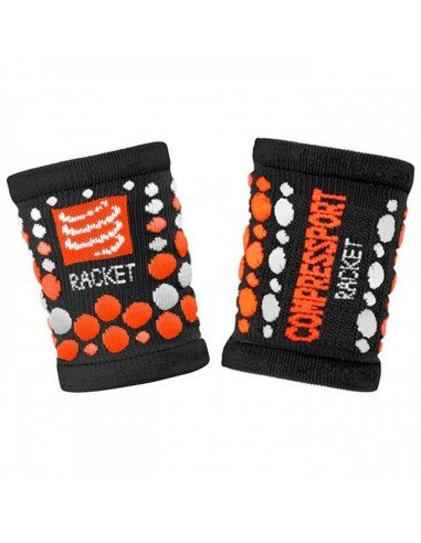 COMPRESSPORT 2 HANDGELENKBÄNDER SCHWARZ 