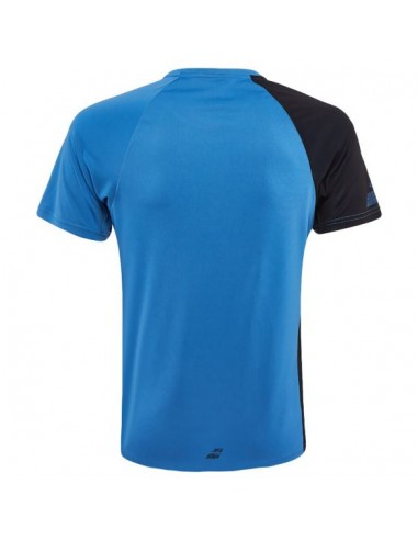 Camiseta Babolat Hombre Performance Crew Azul 