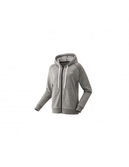 Yonex Women's Cotton Hoodie Jacket YW0016 Grey 