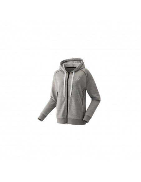 Yonex Women's Cotton Hoodie Jacket YW0016 Grey 