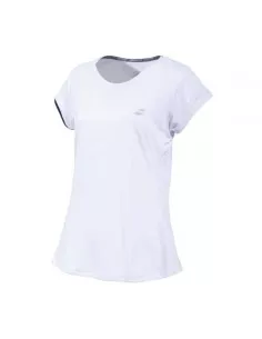 T-Shirt Babolat Dames Mouw Performance Wit 