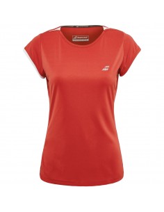 Babolat Women's Sleeve Performance Red T-Shirt 
