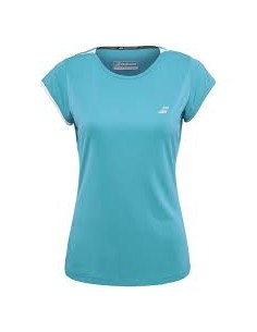 Babolat Women's Sleeve Performance Blue T-Shirt 