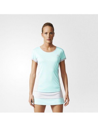 ADIDAS COURT TEE ENERGY AQUA  ADIDAS COURT TEE ENERGY AQUA