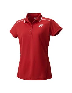 Yonex Women's Team Red Polo 