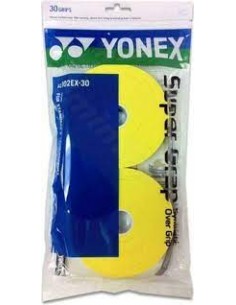 Yonex AC 102EX Yellow Overgrips Pack of 30 