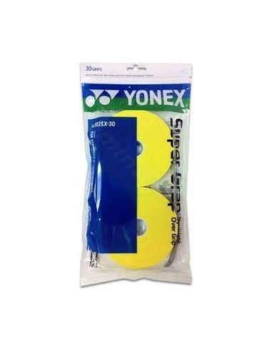 Surgrips Yonex AC 102EX Jaune par 30 